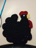 Crochet Chicken Coaster