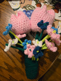 crochet bouqet (5 ct flower)