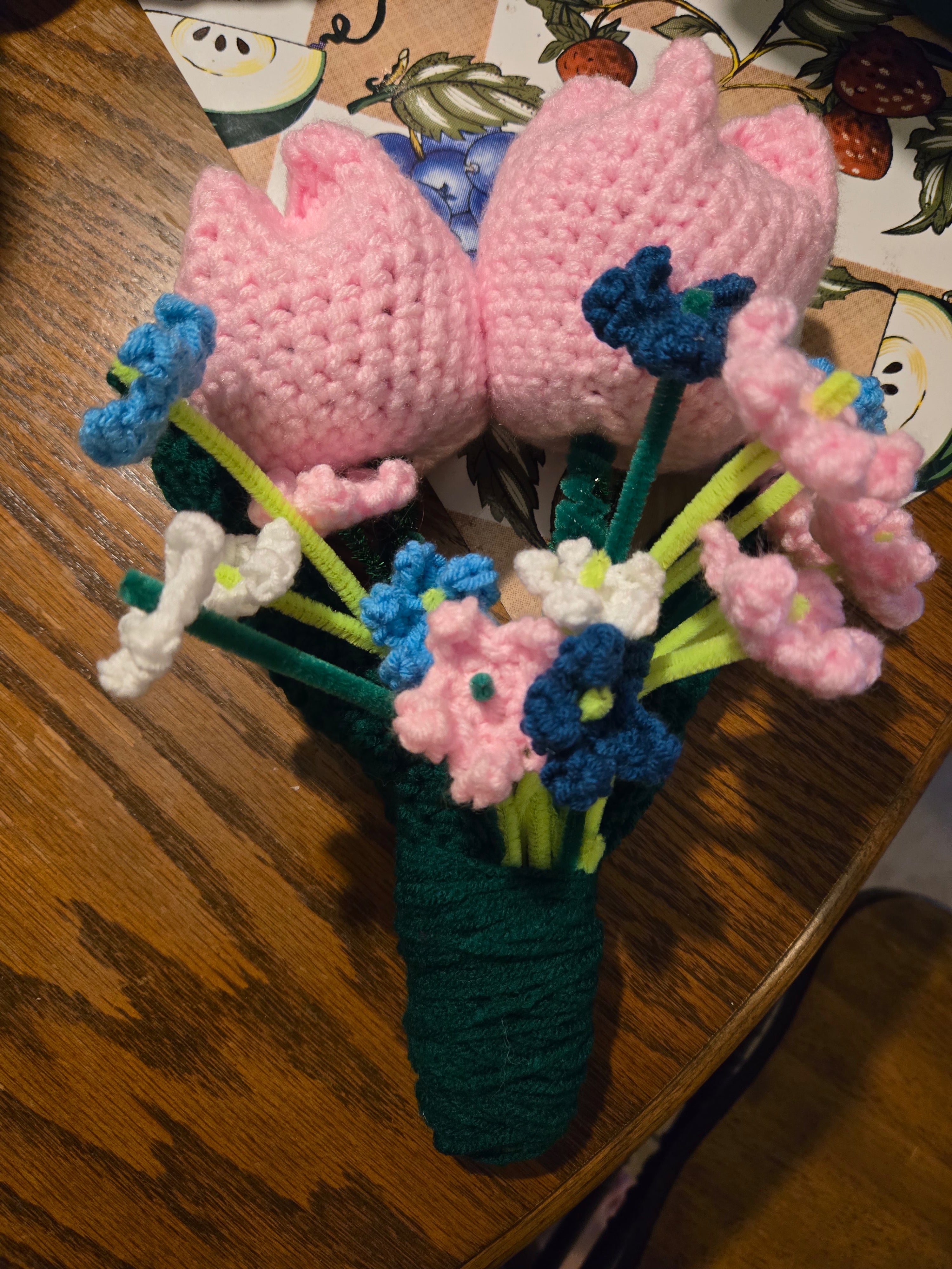 crochet bouqet (5 ct flower)