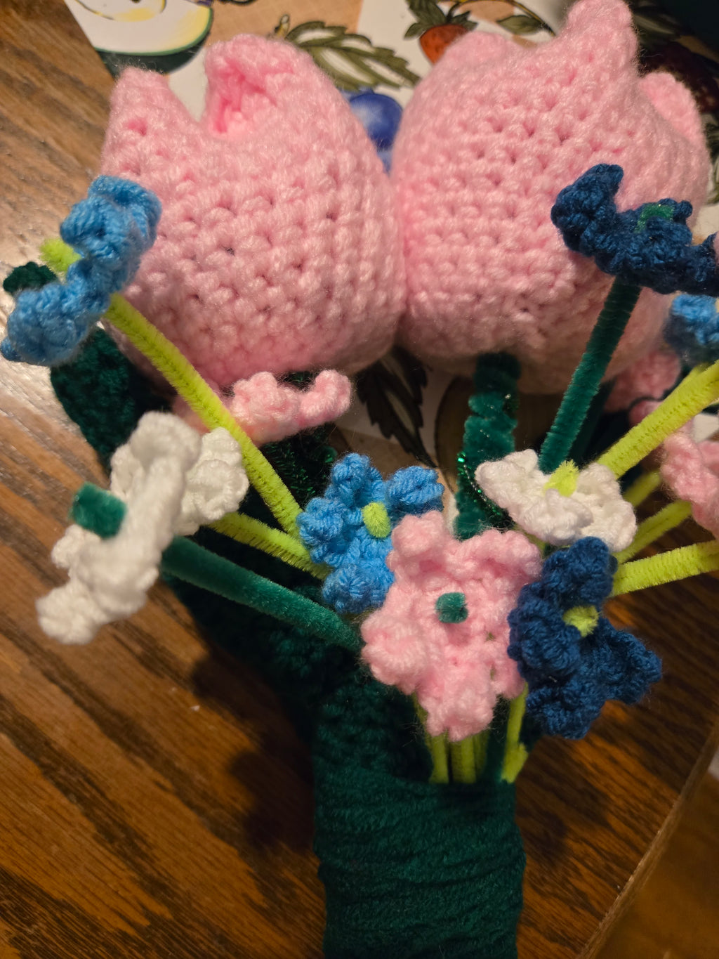 crochet bouqet (5 ct flower)